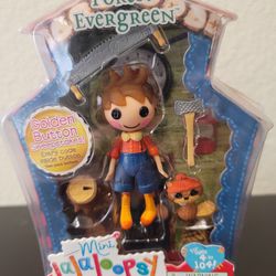 New, Forest Evergreen by LalaLoopsy Mini Doll Rare Sealed Packaging