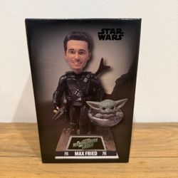 NY Yankees Max Fried Mandalorian and Grogu Star Wars Bobblehead (unopened)