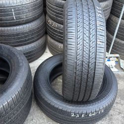 235/60/18 Bridgestone Alenza A/s02 Run Flat ... Two Tires Available With Good Life Left