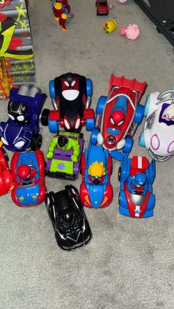 Spider-Man and marvel cars