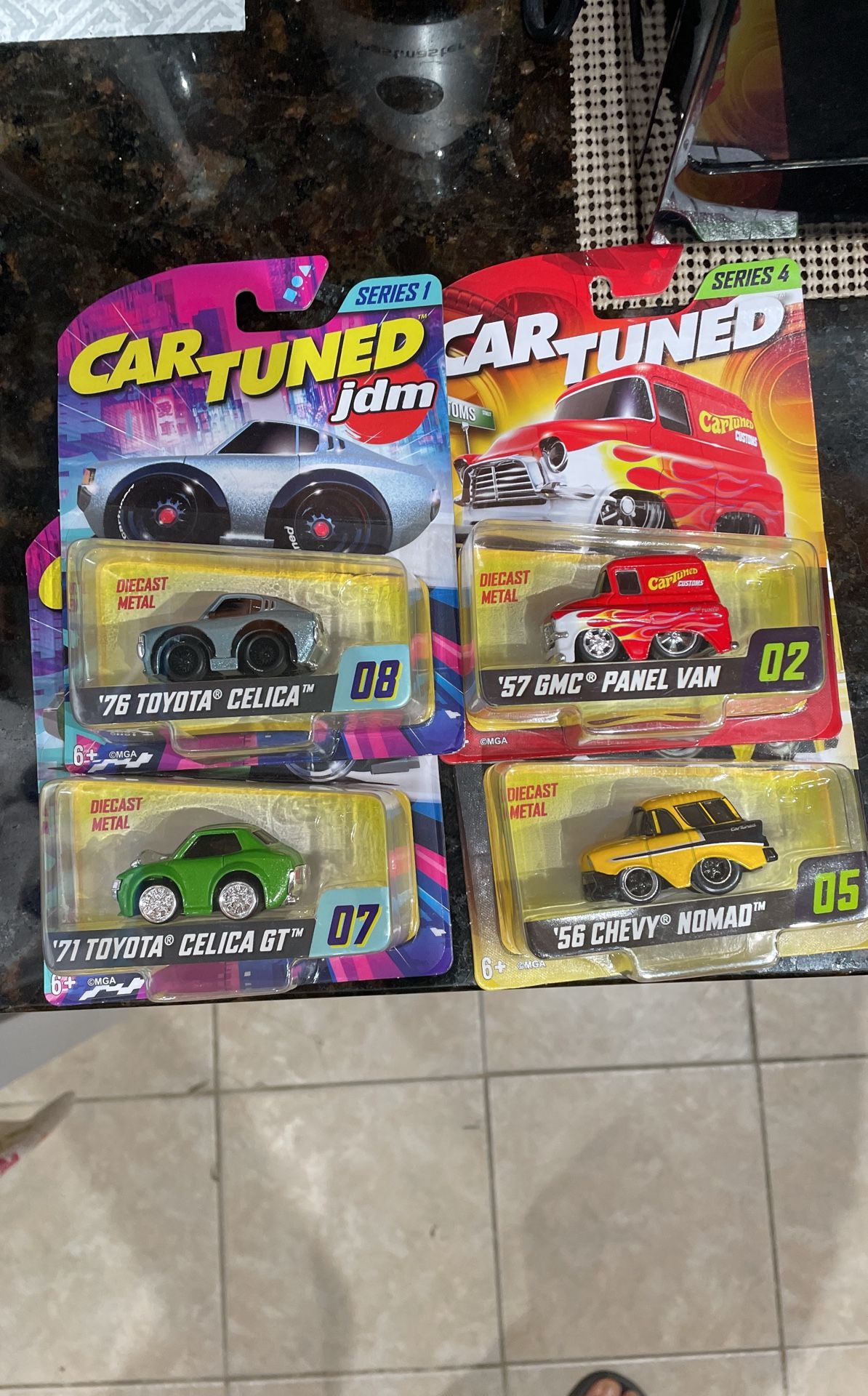 Cartuned Die cast Cars