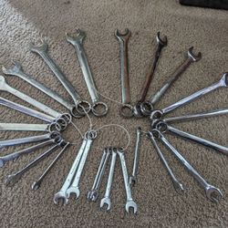 Big lot of 3 sets of wrenches
