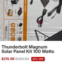 Thunderbolt  45 Watt Solar Panel Kit 