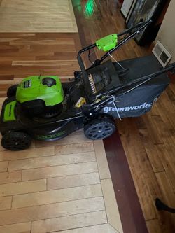 Green works lawn mower 40v brushless