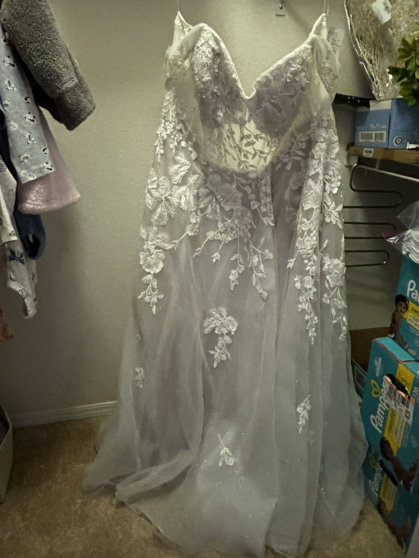 Foral Wedding Dress 