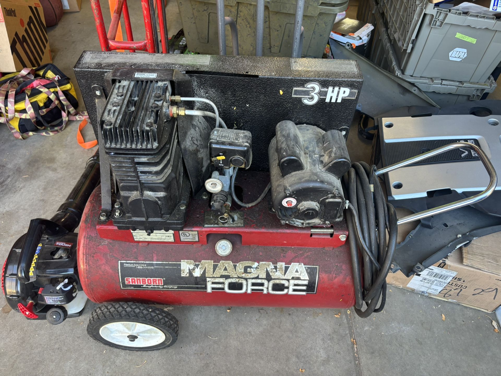 Sanborn Magna Force 3HP Air Compressor