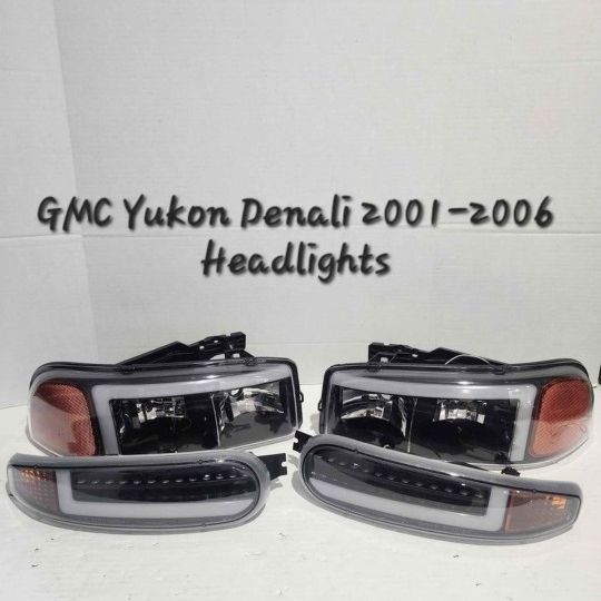GMC Yukon Denali 2001-2006 Headlights 