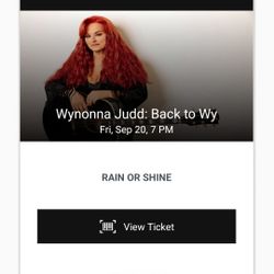 2 Lawn Tickets Wynonna At Chateau St Michelle