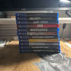 A Bunch Of PS4 Games