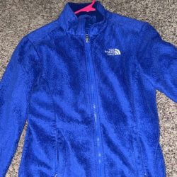 Blue North Face Zip Up 