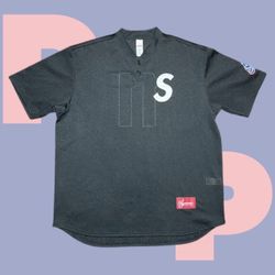 Supreme S Logo Baseball Henley (Small)