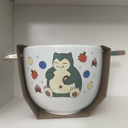 Pokemon Ramen Bowl And Chopsticks