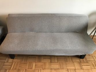 DHB Kebo Futon Couch (Grey) with microfiber cover