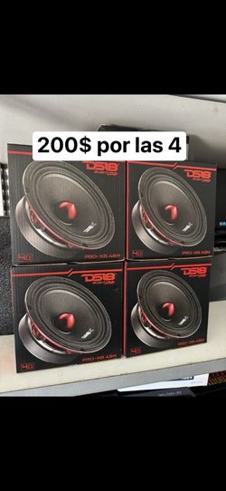 Ds18 midrange speakers (4) new