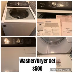 Washer/Dryer Set For Sale $500