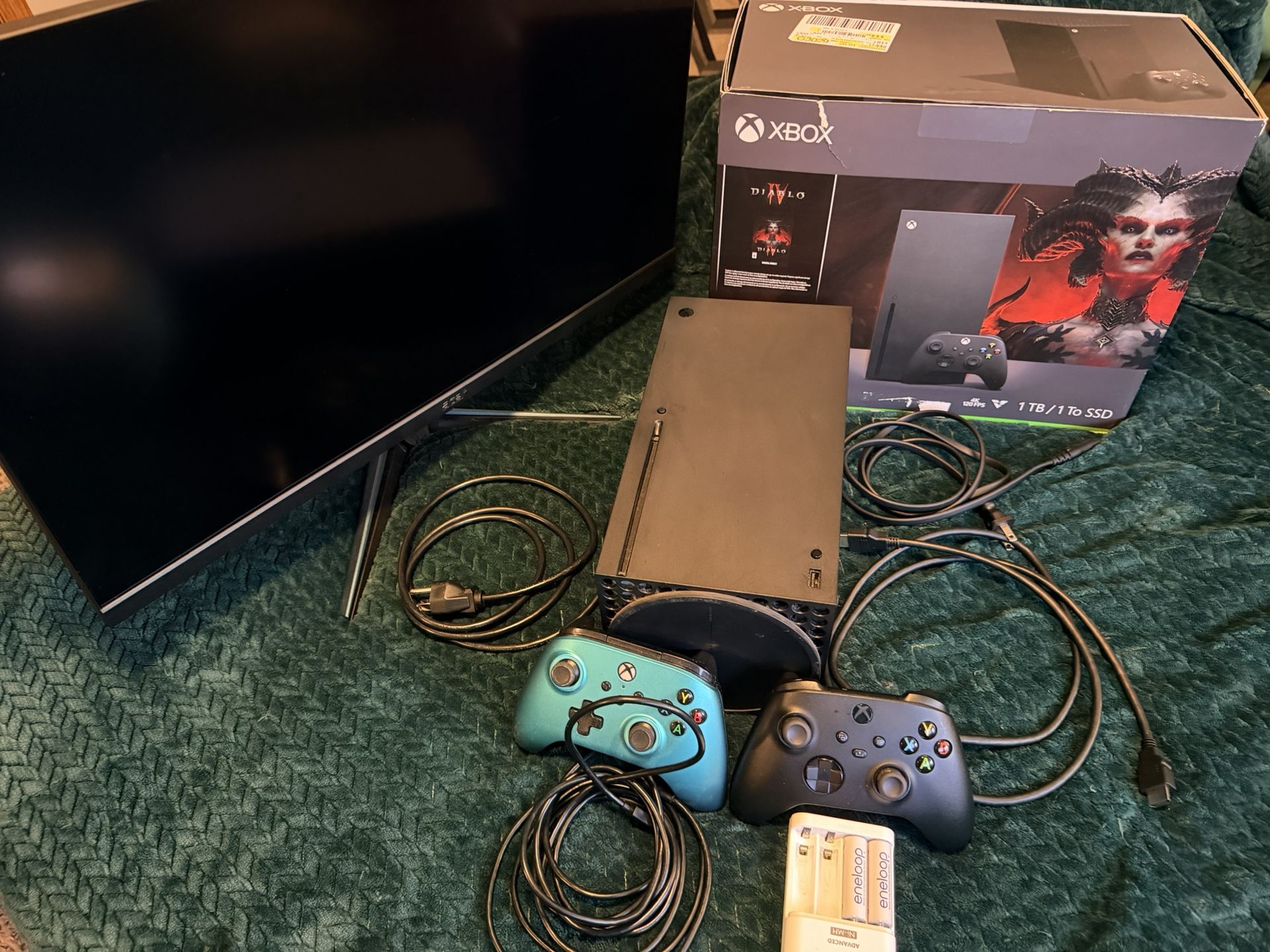 Xbox X with Acer Gaming Monitor 