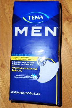 New TENA Men Maximum Absorbent Guards