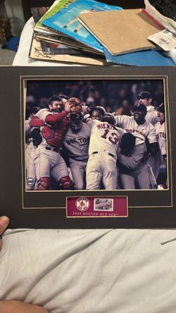 2004 Boston Red Sox Matted Photo Print
