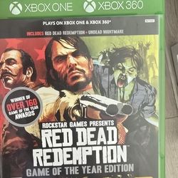 Red Dead Redemption Game Of The Year Xbox