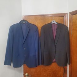 2 Mens Expensive Quality Wool Jackets .42 Regular 