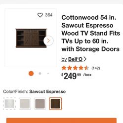 Desk New In Box Espresso Color