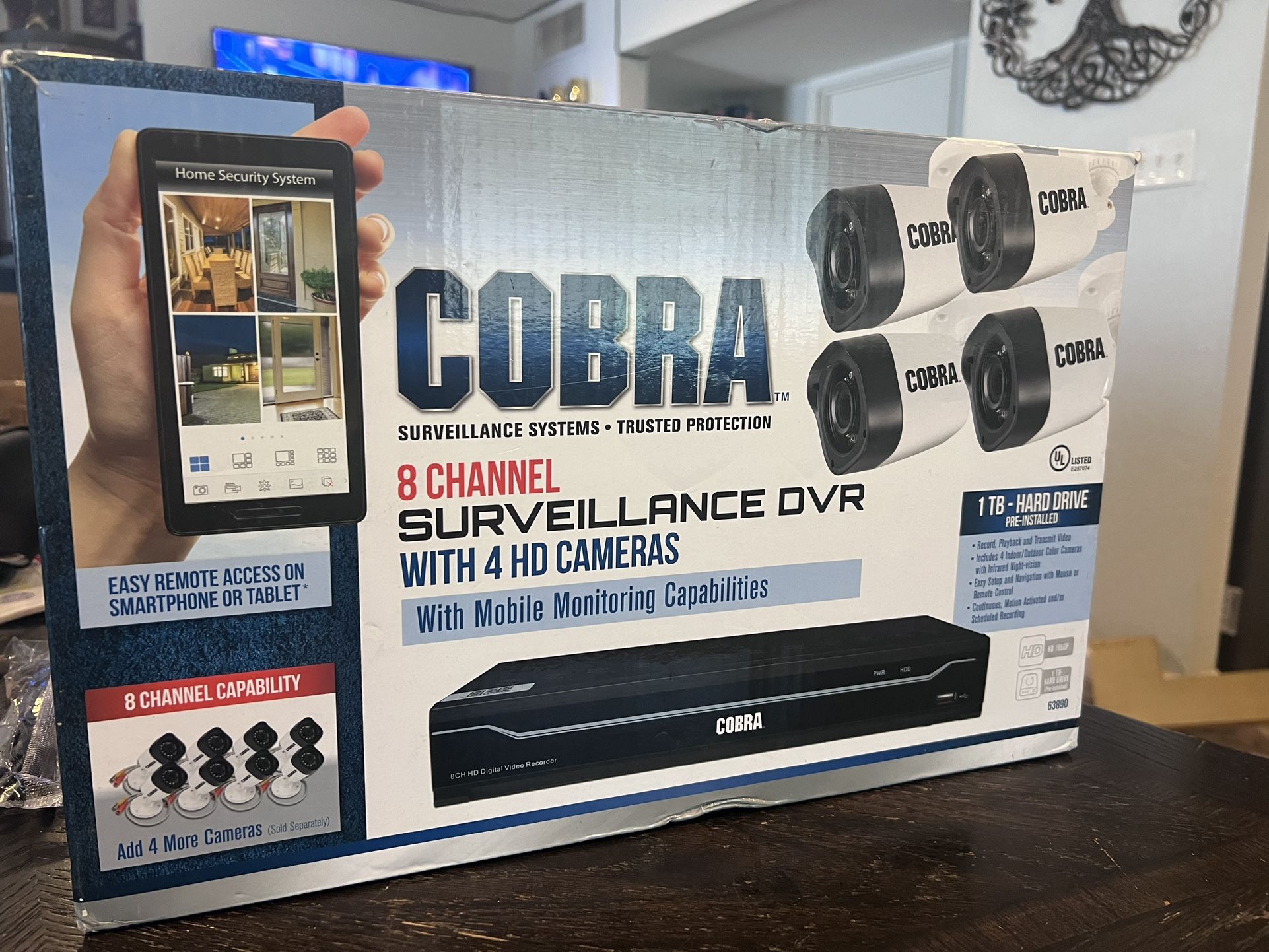 Cobra Surveillance System - 8 Channel