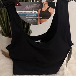 Double scoop sports bra