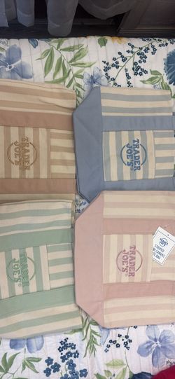 Trader Joe’s Stripped Mini Tote Bags