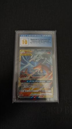 CGC 10 Reshiram & Charizard Gx
