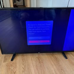 43 inch LG Tv with Amazon Fire Stick