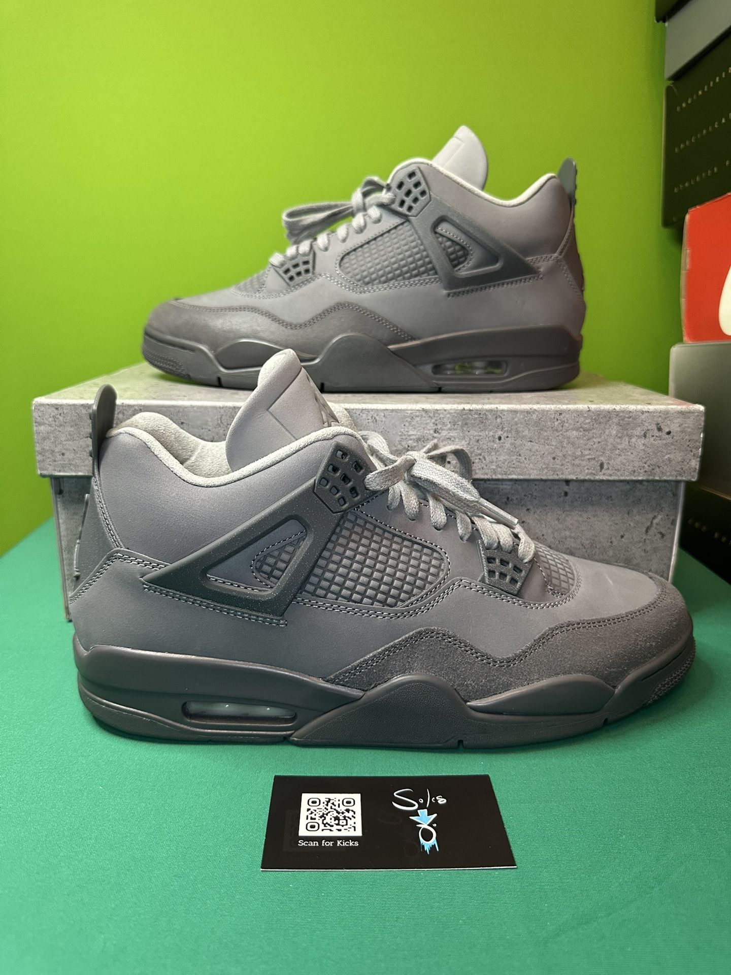 Air Jordan 4 Retro “Wet Cement” NEW Size 11.5 OG ALL FQ7928-001