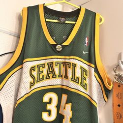 Vintage Nike NBA Seattle Supersonic Ray Allen #34