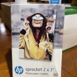 📸 HP Sprocket 2×3″ Premium ZINK Sticky-Back Photo Paper (50 Sheets)