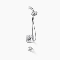 KOHLER Riverly Rite-Temp bath and shower set, 1.75 gpm. Chrome. New