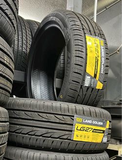 215/45/18 Landgolden brand New tires mounted and balanced
