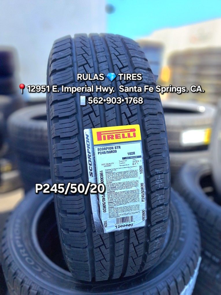 P 245/50/20 PIRELLI SCORPION ¤Brand new tires / Llantas nuevas ¤