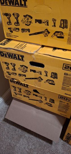 Brand New Dewalt 20v 10 combo set sealed box $750 Each  box