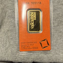 Valcambi Suisse Gold Bar