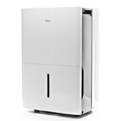 Midea 50-Pint EnergyStar Smart Dehumidifier For Wet Rooms With Pump Brand New In Box 