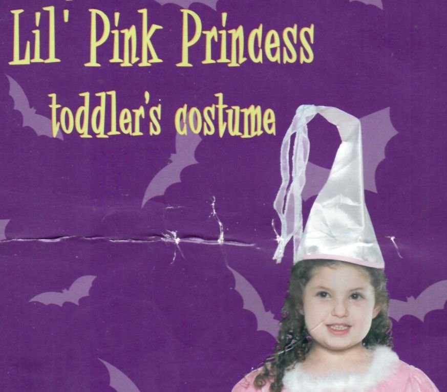 Kids Halloween Costume Toddler Princess Child Hat (and Elastic Sash Belt