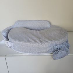 My Best Friend Nursing Pillow Blue White