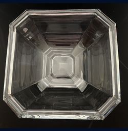 Large JG Durand Cristal Pedestal Neo Classic Coupe 24% 11" Made In France Approx 12 Lbs