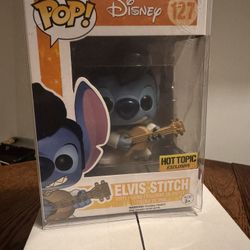 Funko Pop! - Disney - Elvis Stitch - #127 - Hot Topic Exclusive * box dmg*