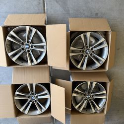 2012-2020 BMW F30 F32 F36 3/4 Series R18x8" Rim Wheel Double Spoke OEM