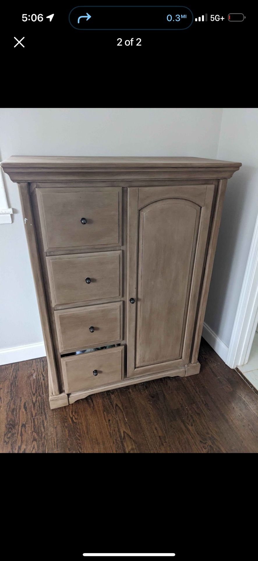 Drawers and Shelves Dresser Storage