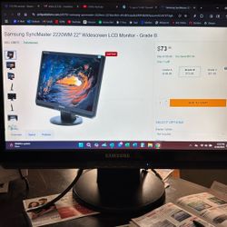 Samsung 22” computer monitor 