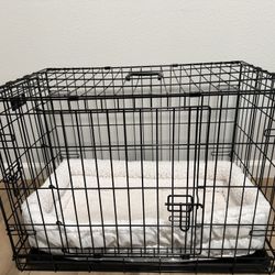 MidWest 30” Dog Crate + White Crate Bed