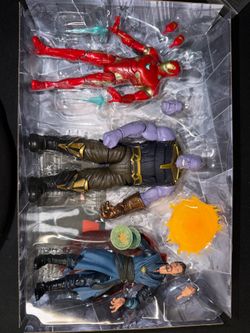 MarvelLegends Open Box Avengers Infinity War 3Pack Thanos, Iron Man, Dr. Strange