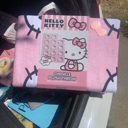 hello kitty 50 x 60 inch throw blanket 
