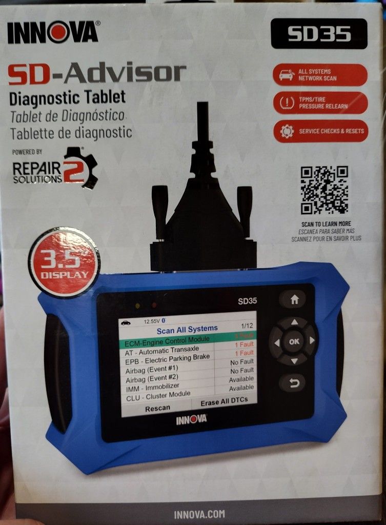 {NEW IN BOX} Innova SD-advisor Smart Diagnostic Tablet SD35